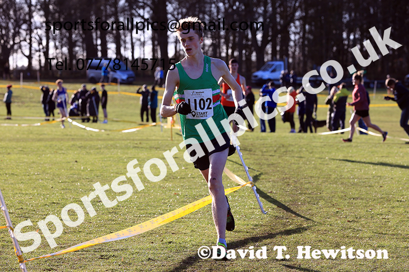 Junior mens 2025 Northern Cross Country Champs, Tatton Park, Knutsford, Cheshire. Photo: David T. Hewitson/Sports for All Pics
